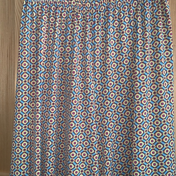 New Directions printed wide leg palazzo boho hippy pants size S - Picture 2 of 4